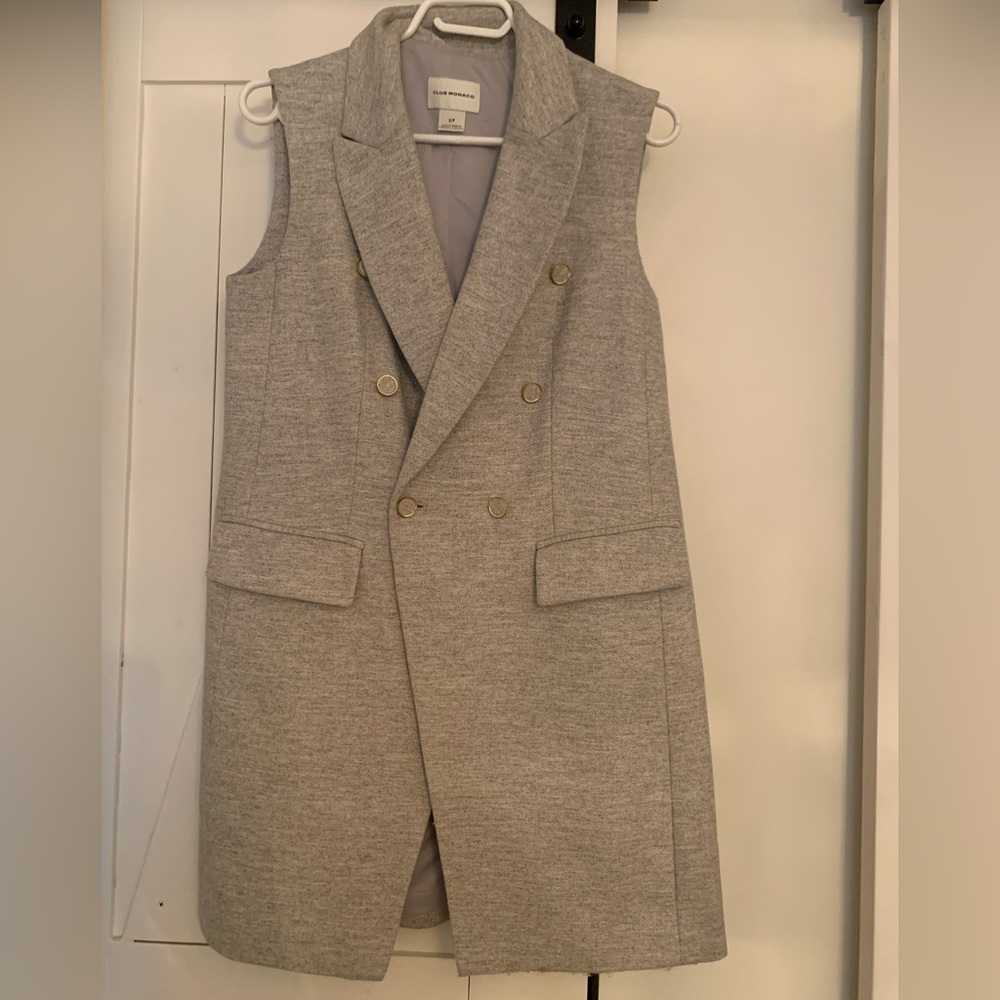 Club Monaco Grey Wool Vest (SP)